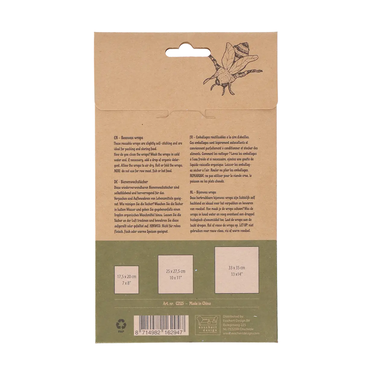 Beeswax wraps (3 pcs.)