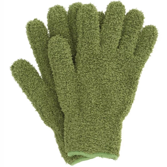 Gloves for cleaning plant leaves
