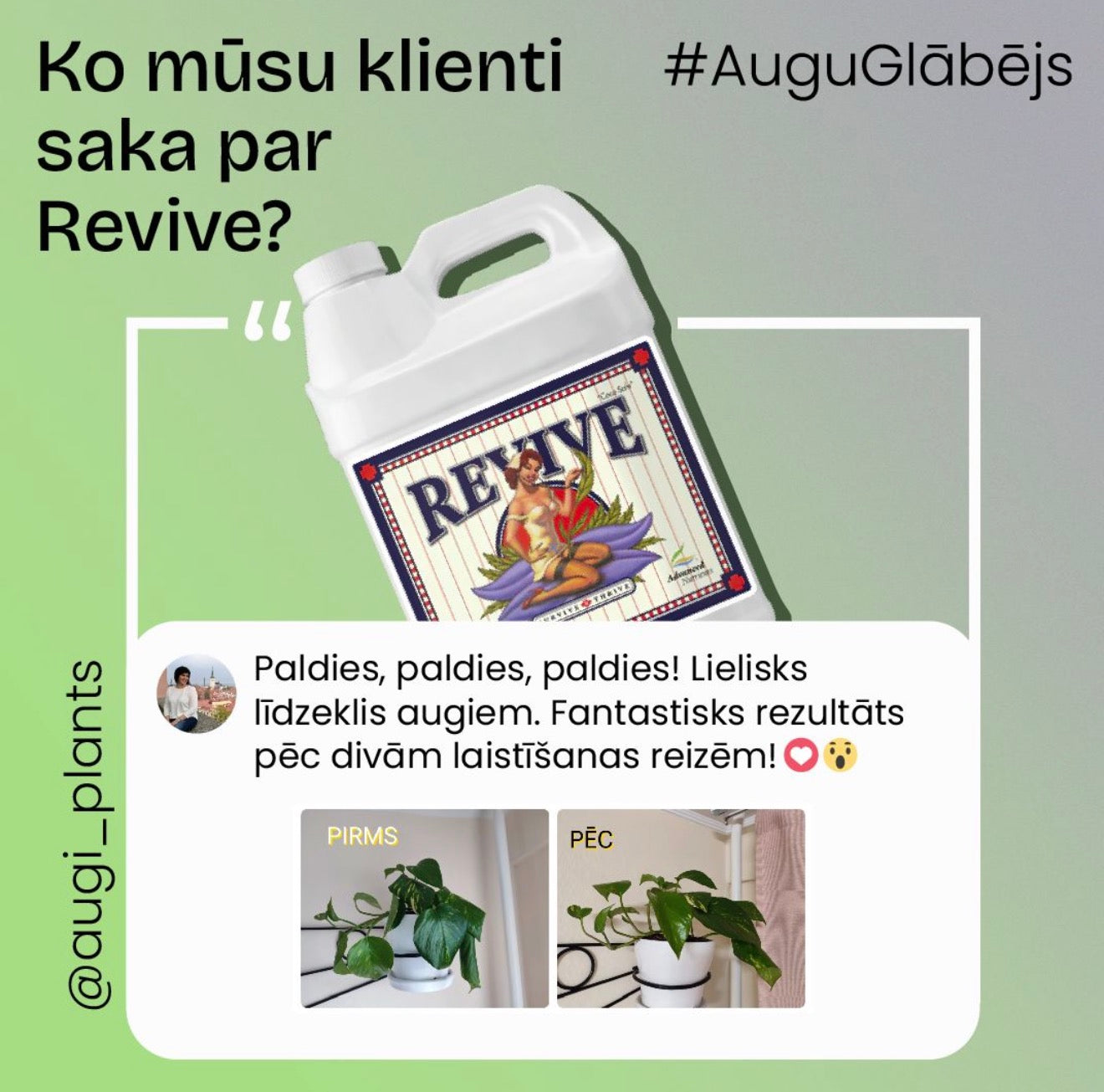 Plant fertilizer revitalizer Revive