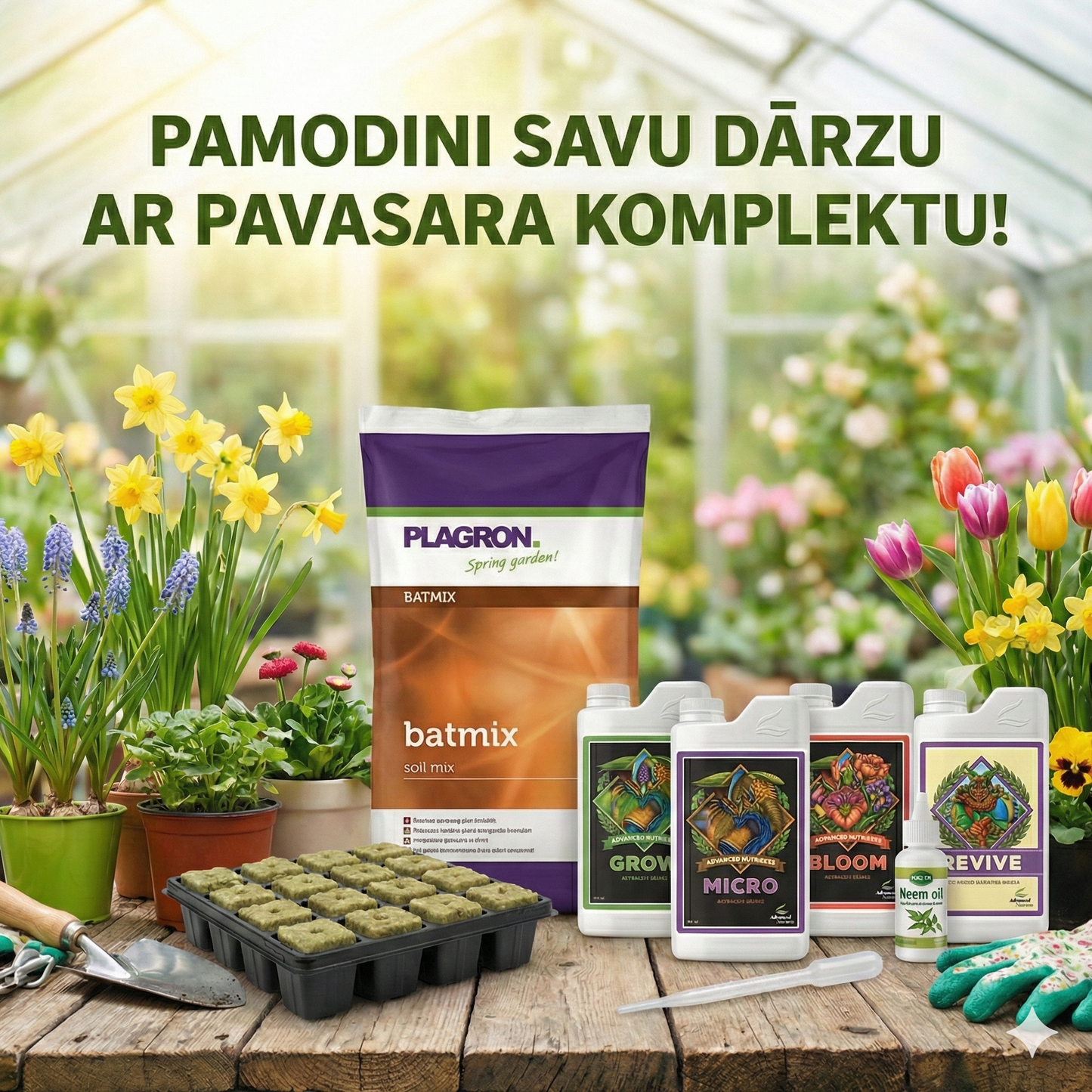 "Pamodini Savu Dārzu" Kevään Aloituspaketti