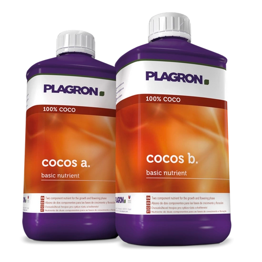 Lannoite Kaksikomponenttiset ravinteet Plagron COCOS OSA A+B 2X1L