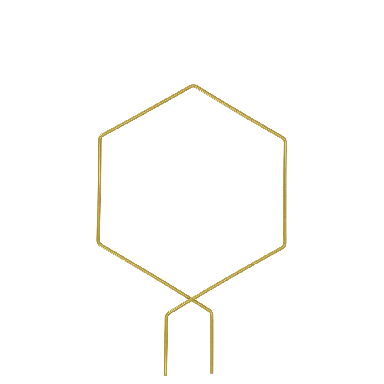 Metal plant support