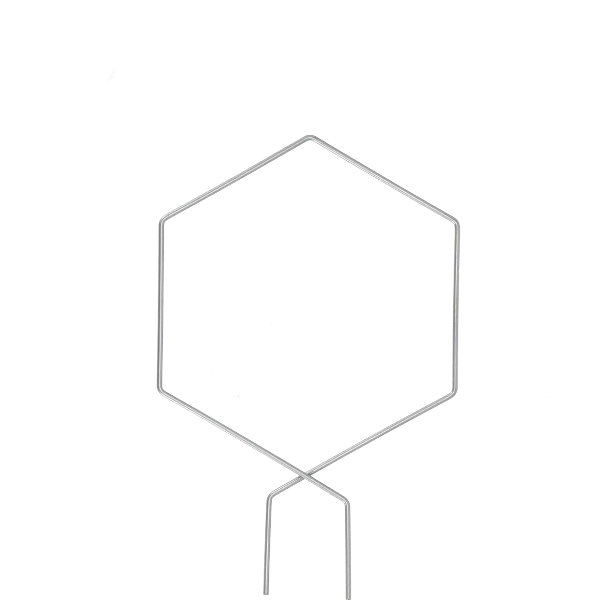 Metal plant support