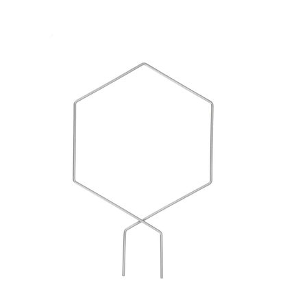 Metal plant support