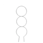 Metal plant support