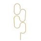 Metal plant support